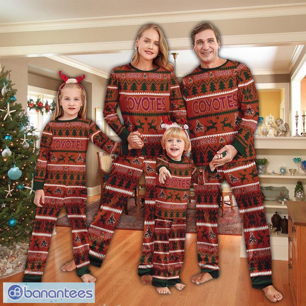 pajamas set ugly christmas nhl arizona coyotes for christmas image Pajamas set Ugly Christmas NHL Arizona Coyotes For Christmas - Pajamas set Ugly Christmas NHL Arizona Coyotes For Christmas