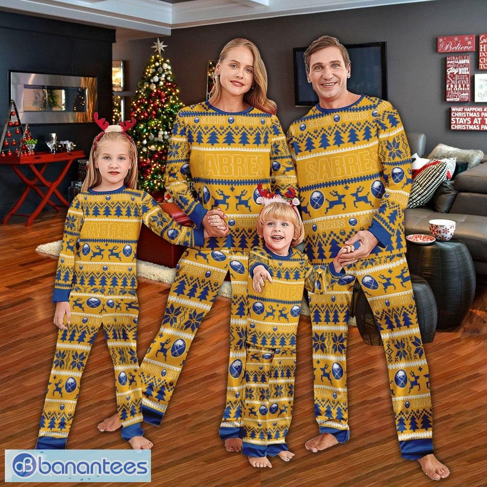 pajamas set ugly christmas nhl buffalo sabres men women for fans image Pajamas set Ugly Christmas NHL Buffalo Sabres Men Women For Fans - Pajamas set Ugly Christmas NHL Buffalo Sabres Men Women For Fans