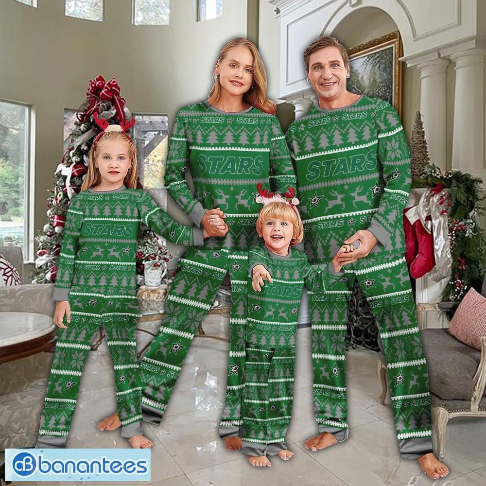 pajamas set ugly christmas nhl dallas stars men women for fans image Pajamas set Ugly Christmas NHL Dallas Stars Men Women For Fans - Pajamas set Ugly Christmas NHL Dallas Stars Men Women For Fans