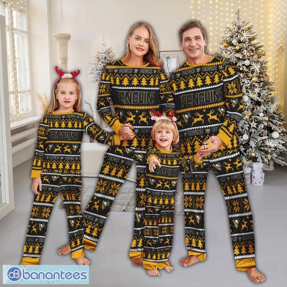 pajamas set ugly christmas nhl pittsburgh penguins men women for fans image Pajamas set Ugly Christmas NHL Pittsburgh Penguins Men Women For Fans - Pajamas set Ugly Christmas NHL Pittsburgh Penguins Men Women For Fans