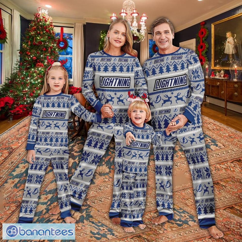 pajamas set ugly christmas nhl tampa bay lightning full print christmas for women image Pajamas set Ugly Christmas NHL Tampa Bay Lightning Full Print Christmas For Women - Pajamas set Ugly Christmas NHL Tampa Bay Lightning Full Print Christmas For Women