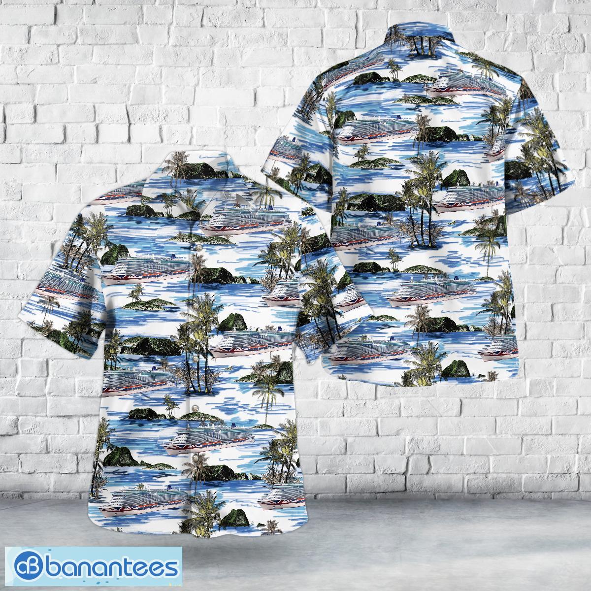 pampo cruises ms arvia hawaiian shirt image P&O Cruises MS Arvia Hawaiian Shirt - P&O Cruises MS Arvia Hawaiian Shirt-1