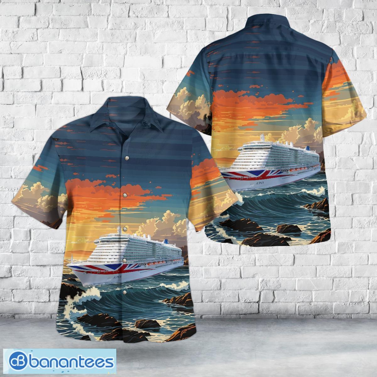 pampo cruises ms iona hawaiian shirt image P&O Cruises MS Iona Hawaiian Shirt - P&O Cruises MS Iona Hawaiian Shirt-1