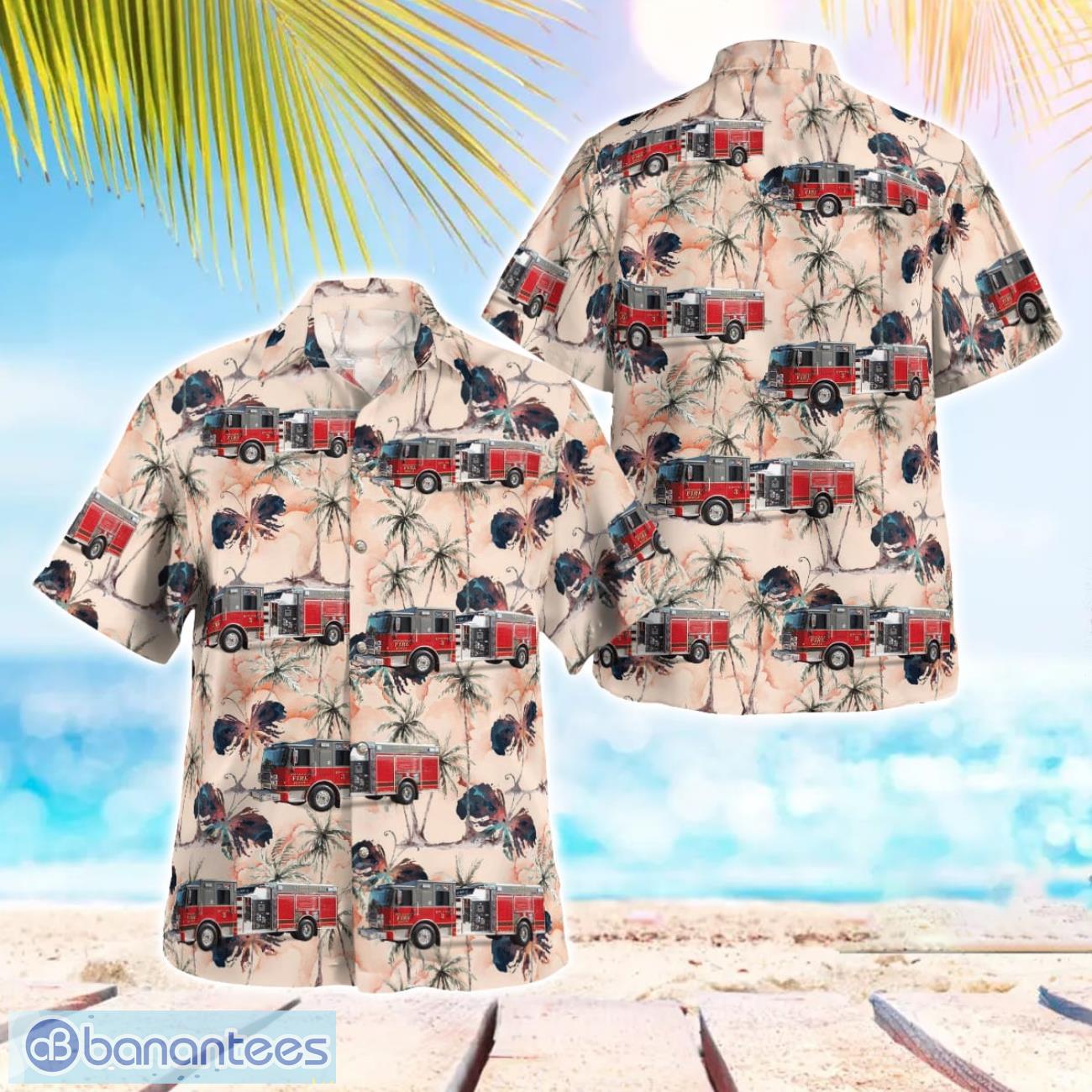 panama city florida springfield fire rescue hawaiian shirt beach shirt for men and women image Panama City, Florida, Springfield Fire Rescue Hawaiian Shirt Beach Shirt For Men And Women Product Photo 1