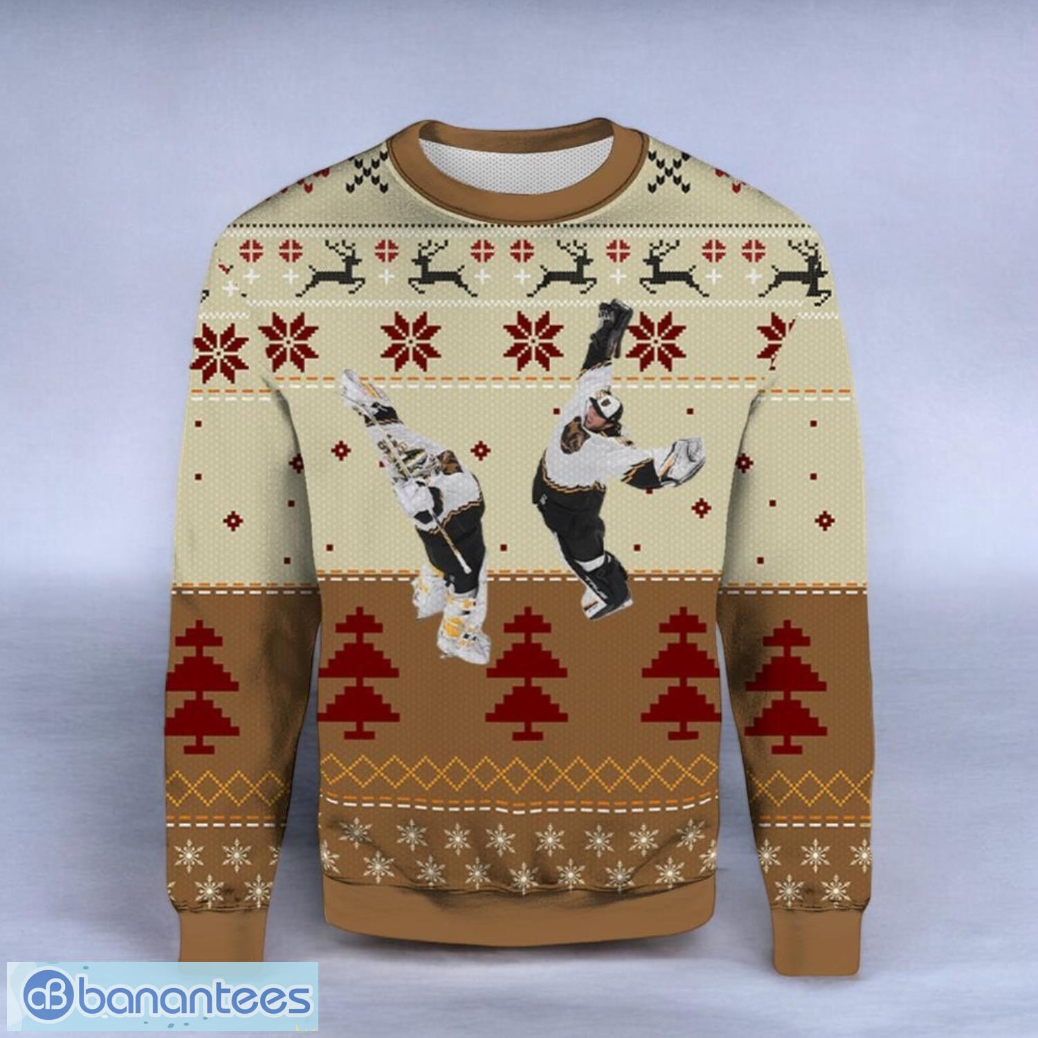 patrice bergeron boston bruins 3d ugly christmas sweater all printed christmas gift for men women image Patrice Bergeron Boston Bruins 3D Ugly Christmas Sweater All Printed Christmas Gift For Men Women Product Photo 1