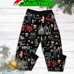 Pearson Specter Litt This Is My Suits Watching Shirt Christmas Pajamas Set For Christmas - Pearson Specter Litt This Is My Suits Watching Shirt Christmas Pajamas Set-2