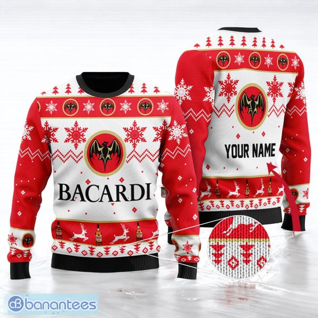 personalized bacardi ugly sweater image Personalized Bacardi Ugly Sweater Product Photo 1