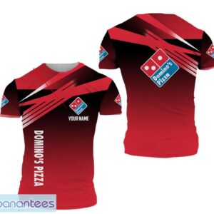 PERSONALIZED Domino's Pizza Logo Custom Name T-Shirt Product Photo 1