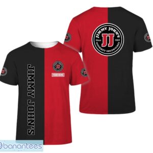 PERSONALIZED Jimmy John's All Printed 3D T-Shirt Product Photo 1