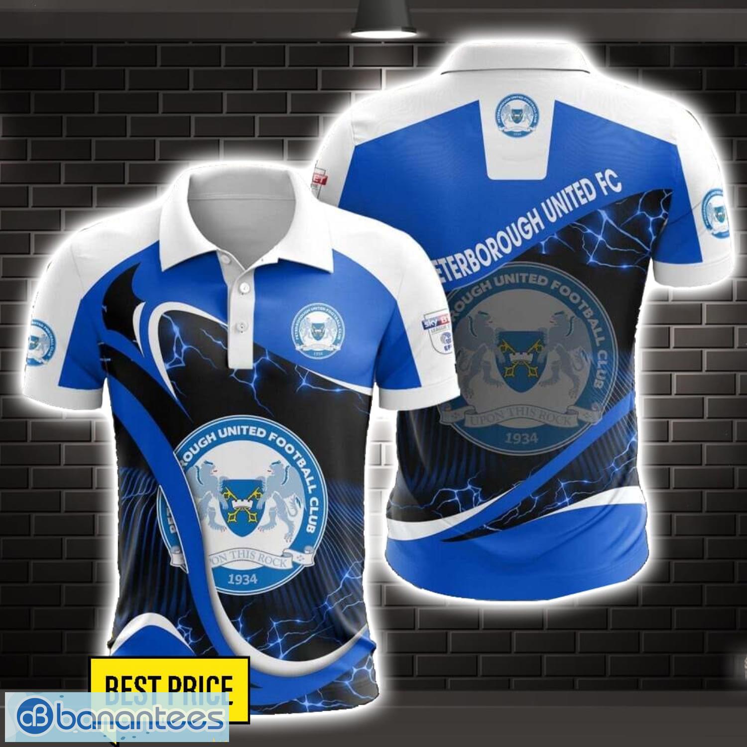 peterborough united fc 3d polo shirt special gift for fans holiday gift image Peterborough United F.C 3D Polo Shirt Special Gift For Fans Holiday Gift Product Photo 1