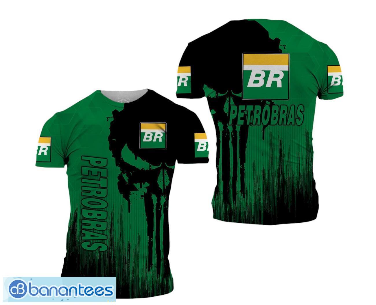petrobras logo 3d t shirt for fans image PETROBRAS Logo 3D T-Shirt For Fans Product Photo 1