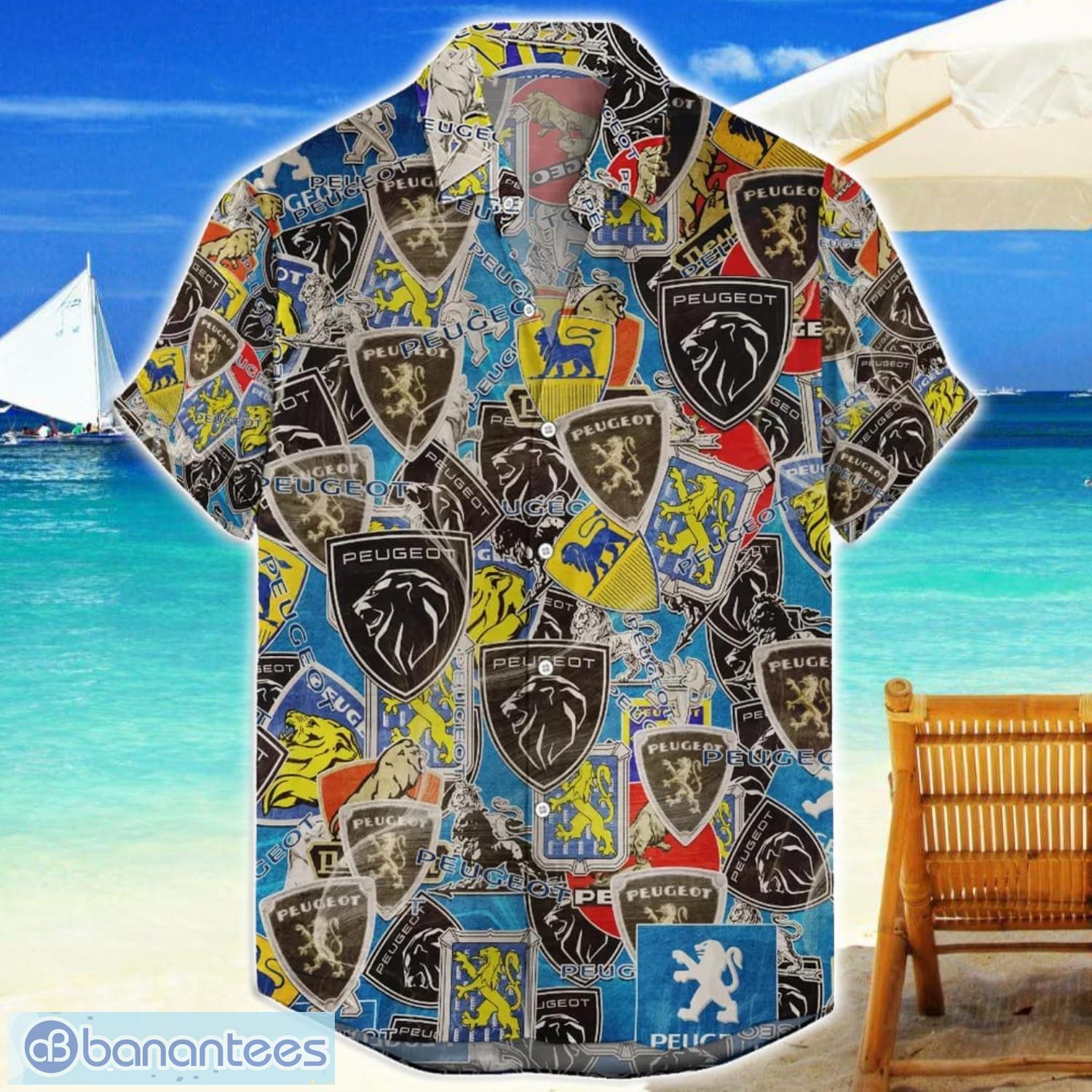 peugeot car aop hawaiian shirt summer gift for men and women image Peugeot Car AOP Hawaiian Shirt Summer Gift For Men And Women Product Photo 1