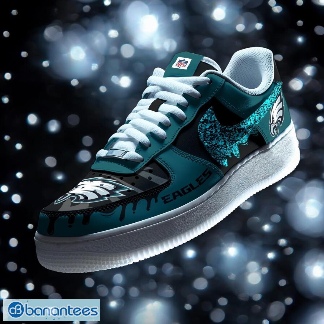 philadelphia eagles nfl air force shoes 3d sneakers for fans image Philadelphia Eagles NFL Air Force Shoes 3D Sneakers For Fans Product Photo 1