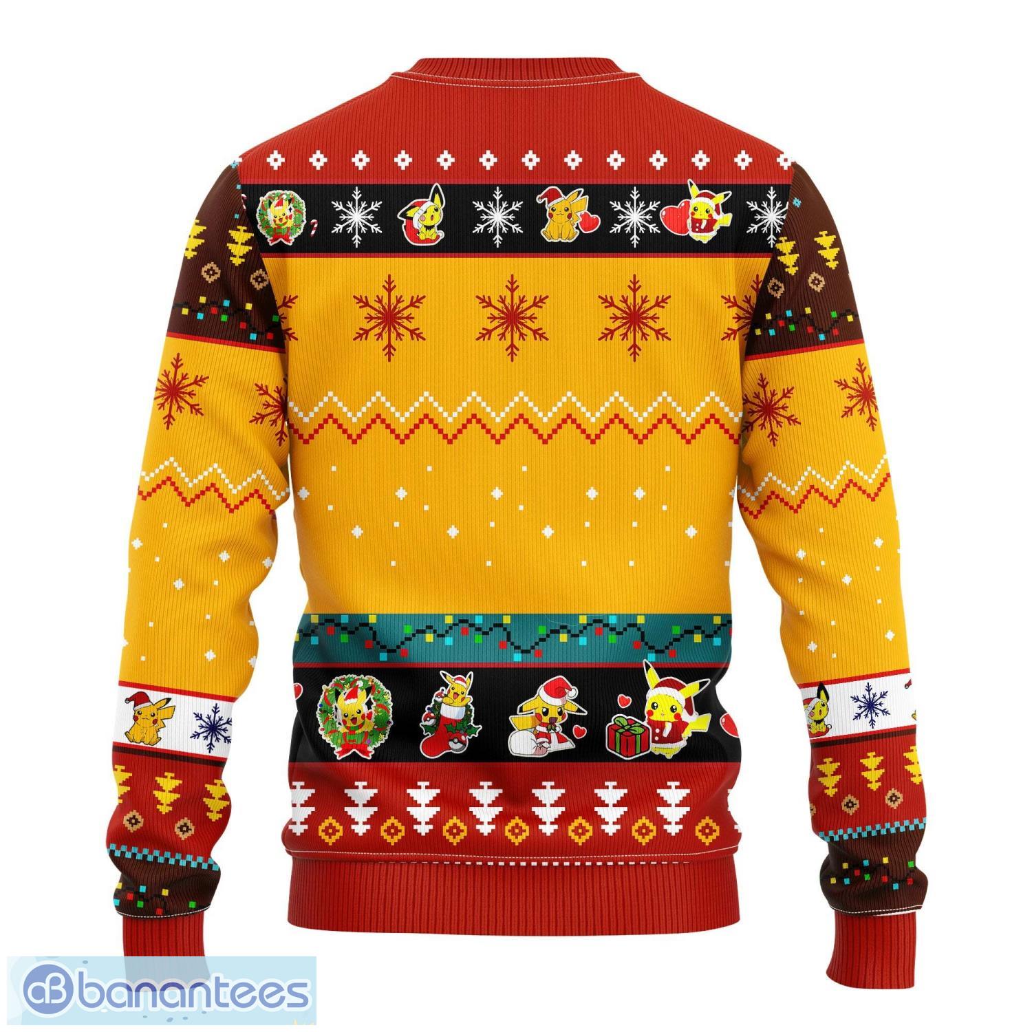 pikachu pokemon ugly christmas sweater yellow 2 amazing gift idea for pokemon lovers 1 image Pikachu Pokemon Ugly Christmas Sweater Yellow 2 Amazing Gift Idea For Pokemon Lovers Product Photo 2