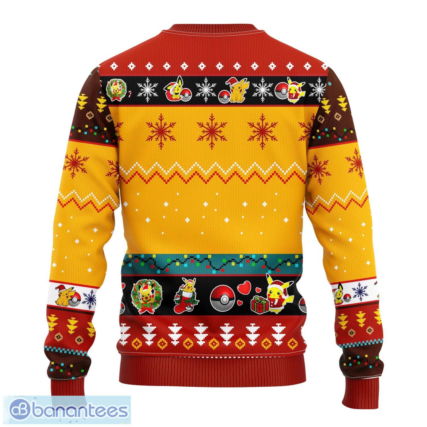 pikachu pokemon ugly christmas sweater yellow 3 amazing gift idea for pokemon lovers 1 image Pikachu Pokemon Ugly Christmas Sweater Yellow 3 Amazing Gift Idea For Pokemon Lovers Product Photo 2