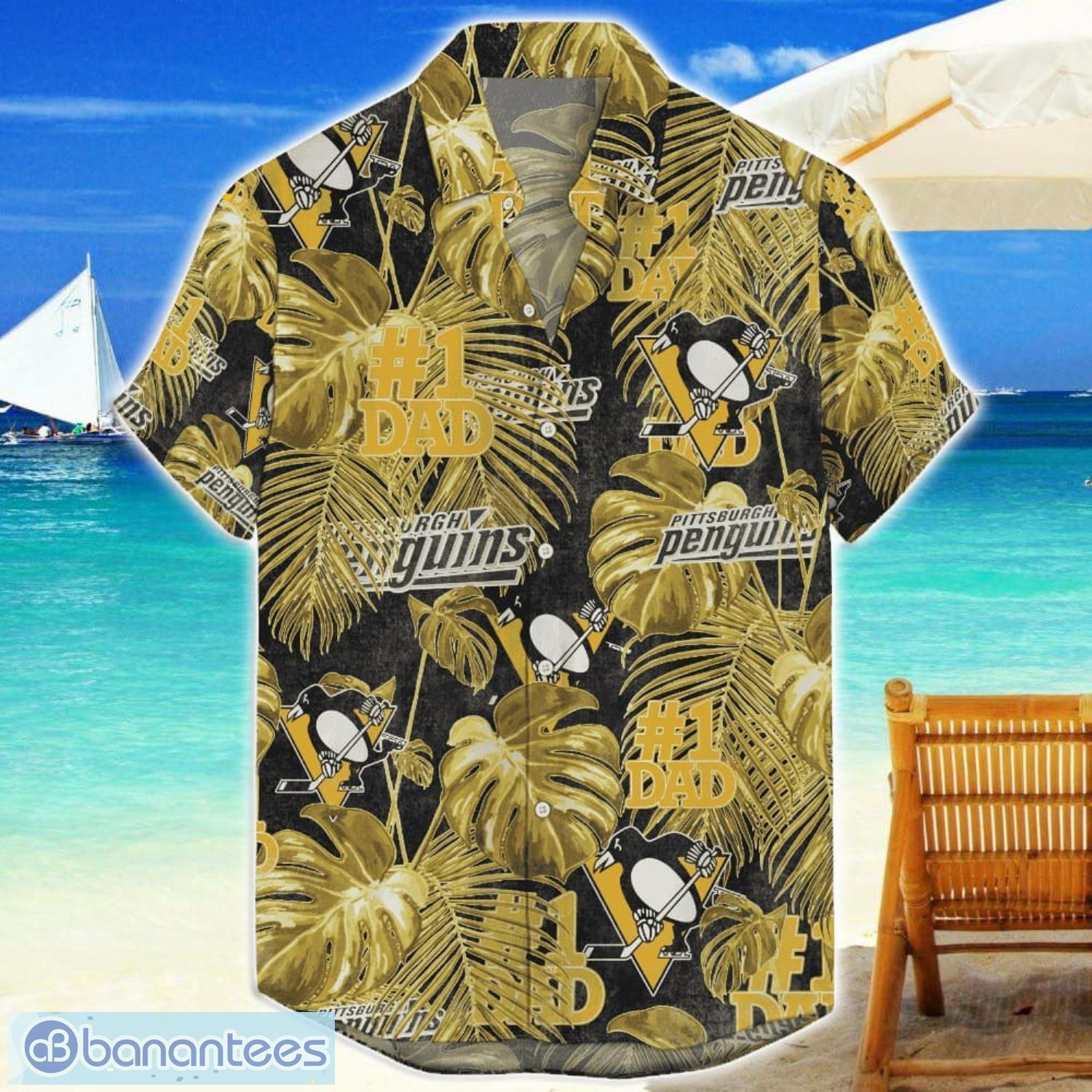 pittsburgh penguins dad hawaiian fathers day gift for dad grandpa nhl sports beach shirt image Pittsburgh Penguins Dad Hawaiian Father’s Day Gift For Dad Grandpa NHL Sports Beach Shirt Product Photo 1
