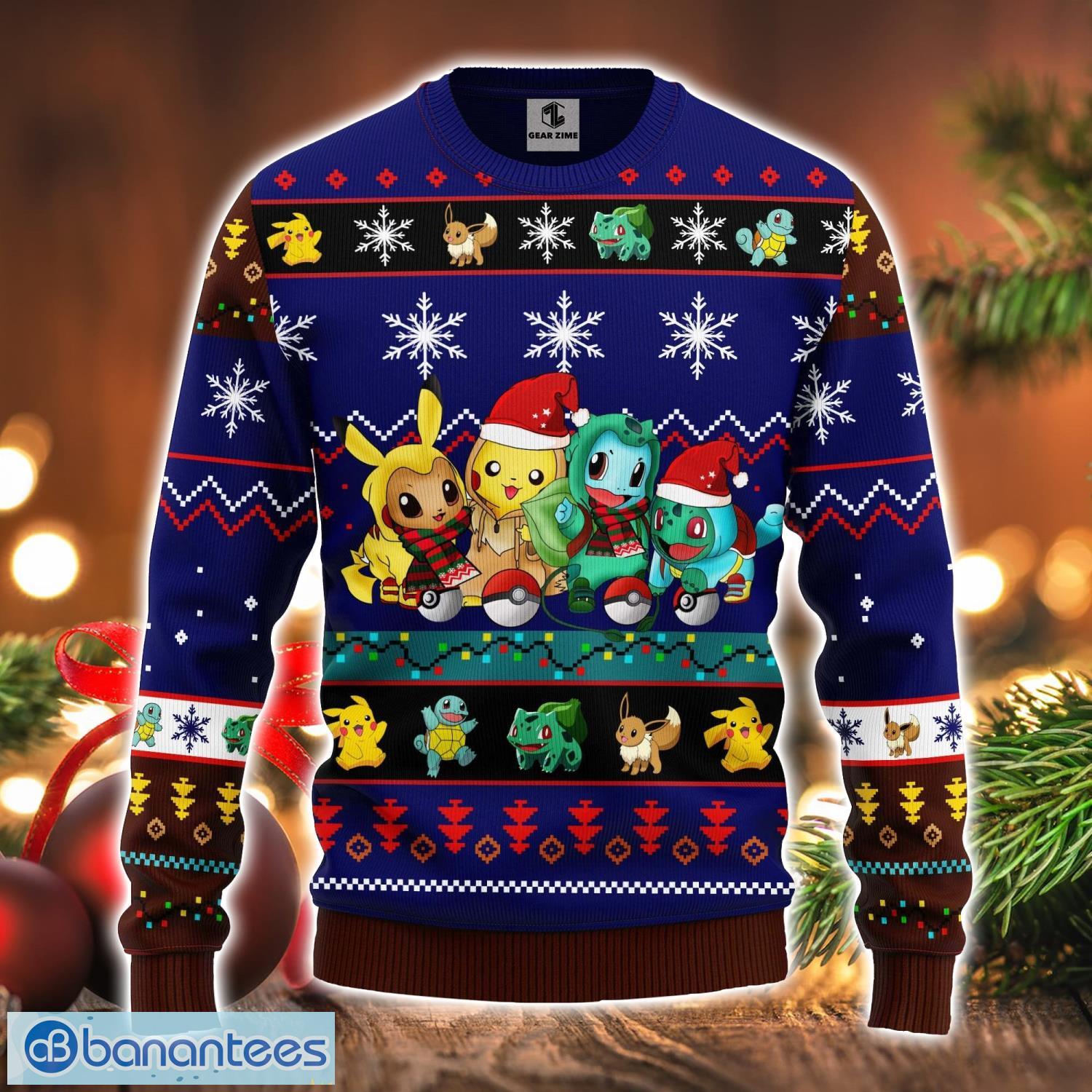 pokemon cute noel mc ugly christmas sweater blue 1 amazing gift idea for pokemon lovers image Pokemon Cute Noel Mc Ugly Christmas Sweater Blue 1 Amazing Gift Idea For Pokemon Lovers Product Photo 1