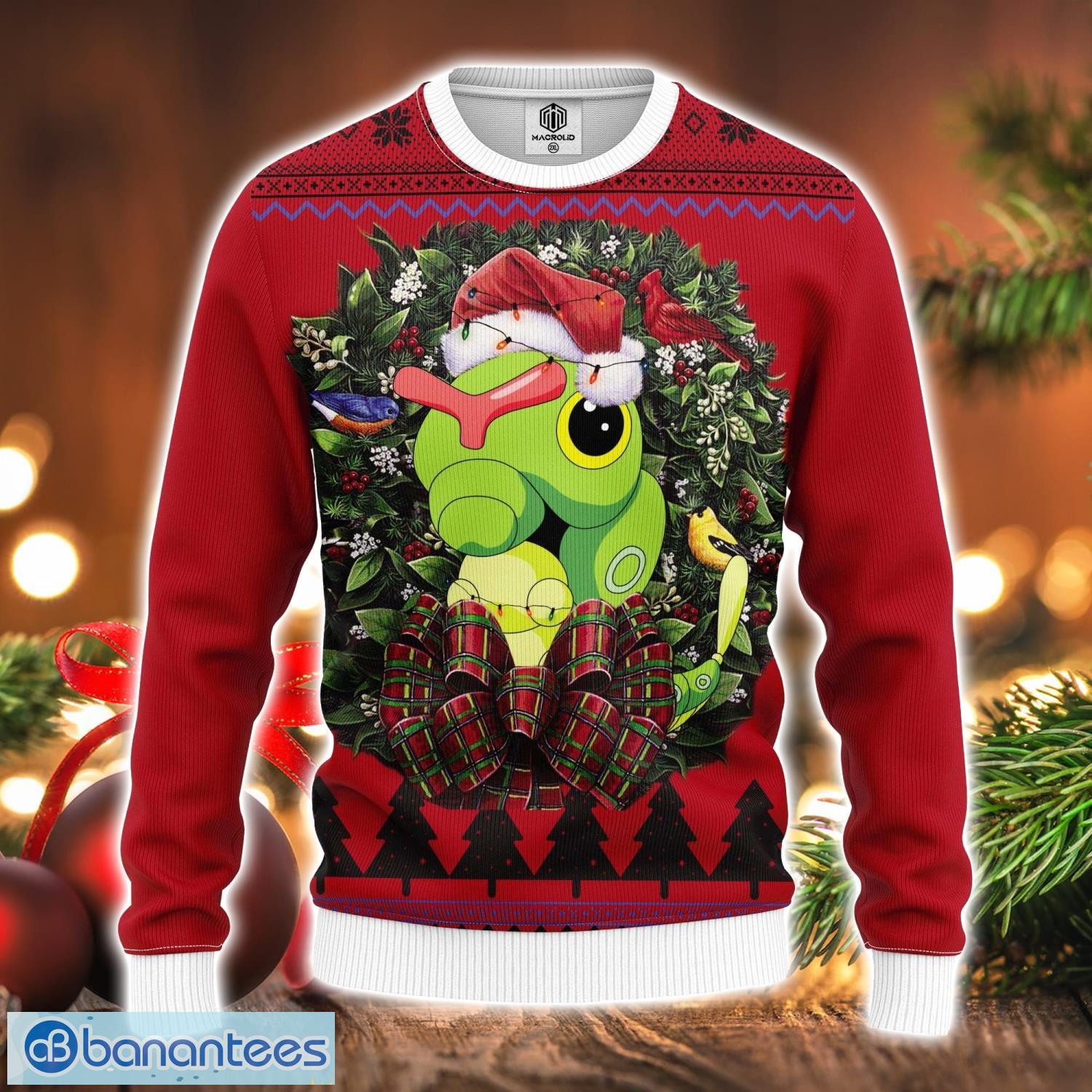 pokemon noel mc ugly christmas sweater image Pokemon Noel Mc Ugly Christmas Sweater Product Photo 1
