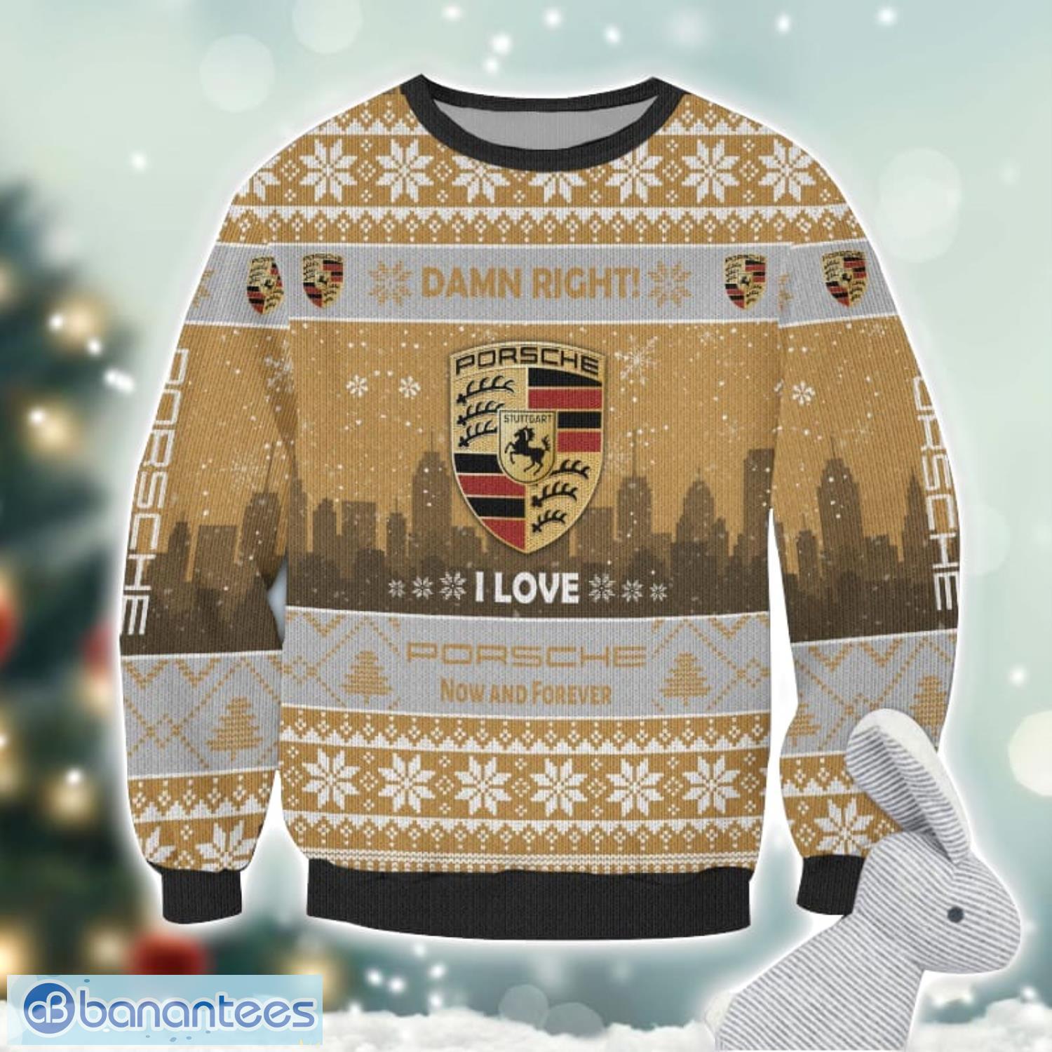porsche damn right i lover porsche now and forever 3d ugly christmas sweater christmas gift 1 image Porsche Damn Right I Lover Porsche Now And Forever 3D Ugly Christmas Sweater Christmas Gift Product Photo 2