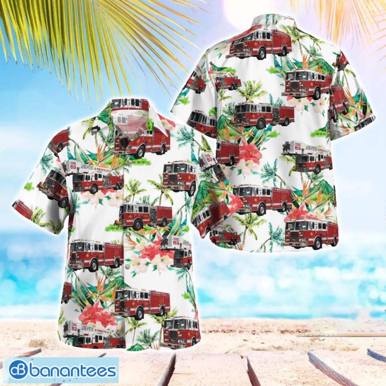 purchase new york purchase fire department summer hawaiian shirt for men women image Purchase, New York, Purchase Fire Department Summer Hawaiian Shirt For Men Women Product Photo 1