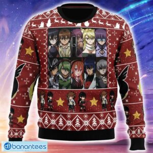 Night Raid Akame ga Kill Knitted Christmas Sweater Trending Holidays For Men Women Fans - Night Raid Akame ga Kill Ugly Christmas Sweater_1