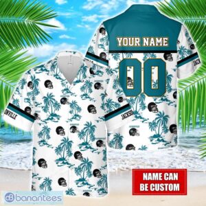 Coconut design Logo Jacksonville Team Hawaiian And Shorts All Printed Beach Set For Fans Custom Name Product Photo 2