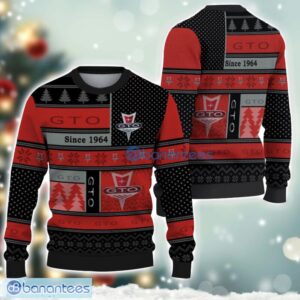 Pontiac GTO Logo Ugly Christmas Sweater For Fans Men And Women Christmas Gift Ideas Product Photo 1