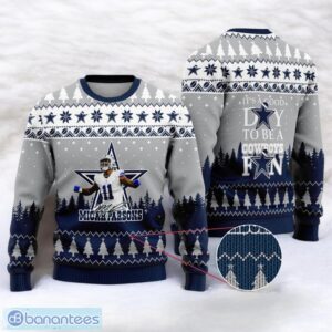 Dallas Cowboys Micah Parsons #11 Super Bowl LVII 2023 It's A Good Day To Be A Cowboys Fan Sport Player 3D Ugly Christmas Sweater Product Photo 1