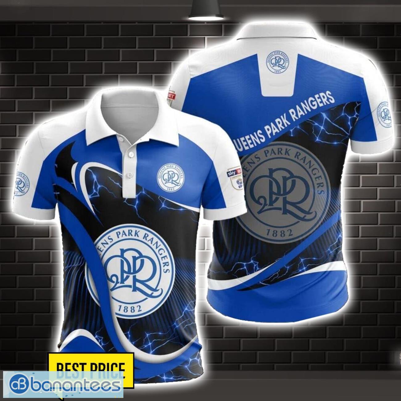 queens park rangers 3d polo shirt special gift for fans holiday gift image Queens Park Rangers 3D Polo Shirt Special Gift For Fans Holiday Gift Product Photo 1