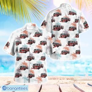 Florida, Holly Hill Fire Rescue Aloha Hawaiian Shirt Product Photo 1