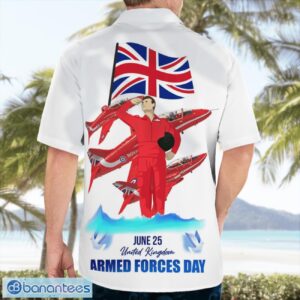 RAF Red Arrows Aircraft Armed Force Days Hawaiian Shirt Beach Shirt Summer Holiday Gift Product Photo 2