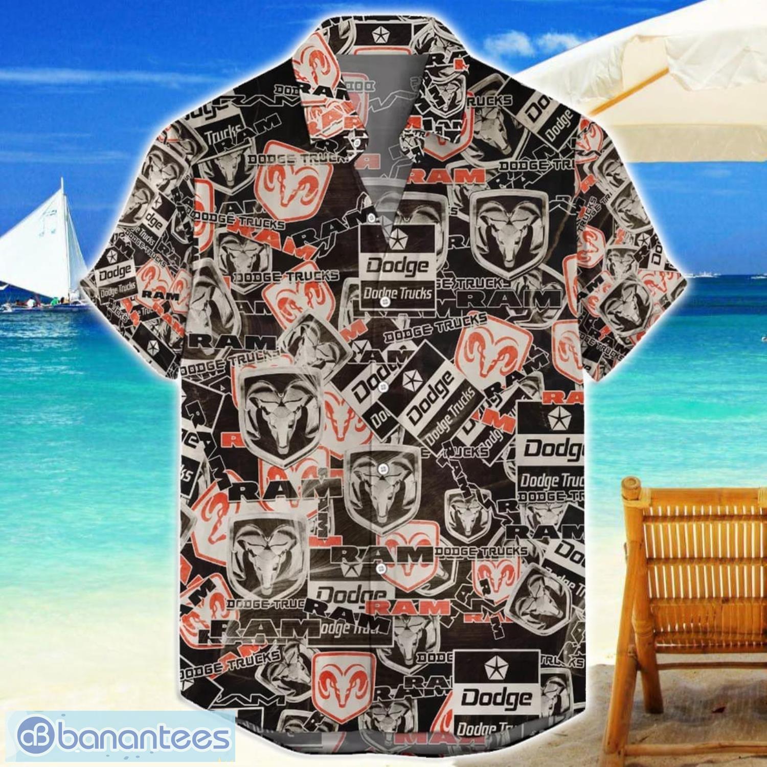 ram trucks car aop hawaiian shirt summer gift for men and women image Ram Trucks Car AOP Hawaiian Shirt Summer Gift For Men And Women Product Photo 1