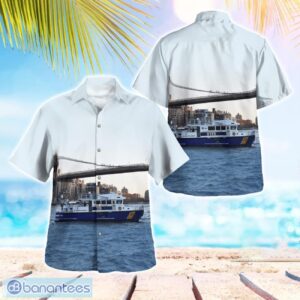 New York City Police Department Police Boat Hawaiian Shirt Product Photo 1