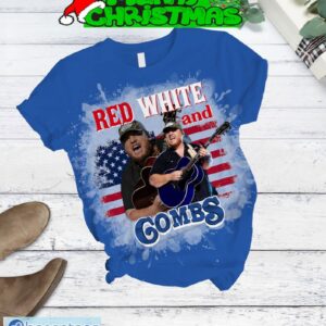 Red White And Combs Country Music Pajamas Set For Women Gift Christmas - Red White And Combs Country Music Pajamas Set-3