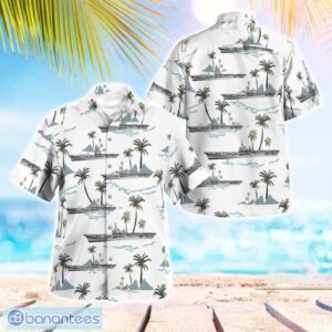 Royal Australian Navy HMAS Sydney (R17) White Hawaiian Shirt Product Photo 1