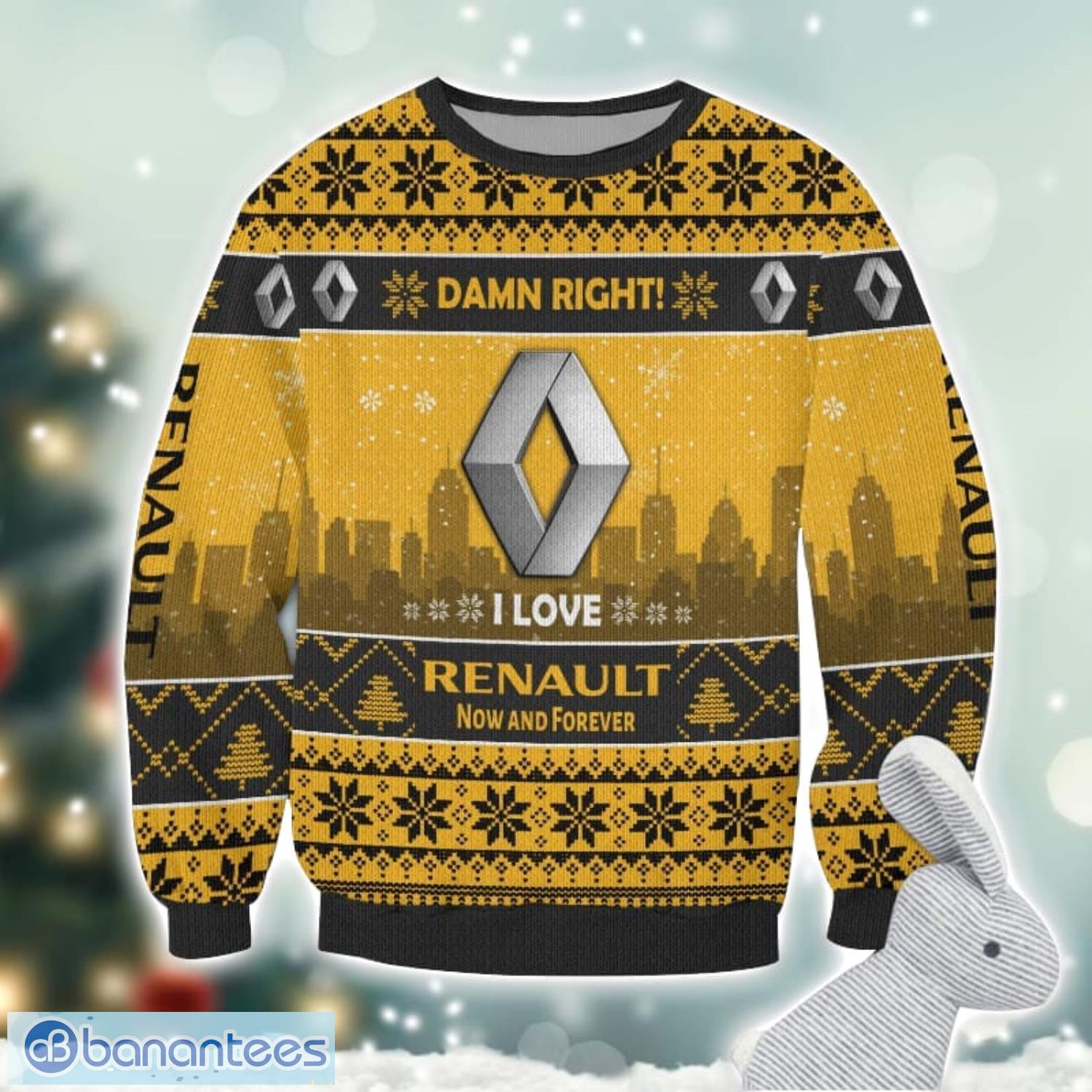 renault damn right i lover renault now and forever 3d ugly christmas sweater christmas gift 1 image Renault Damn Right I Lover Renault Now And Forever 3D Ugly Christmas Sweater Christmas Gift Product Photo 2