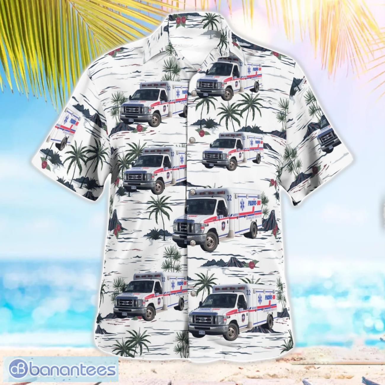Richmond, British Columbia, Pacific-EMS Hawaiian Shirt Richmond, British Columbia, Pacific-EMS Hawaiian Shirt Product Photo 3