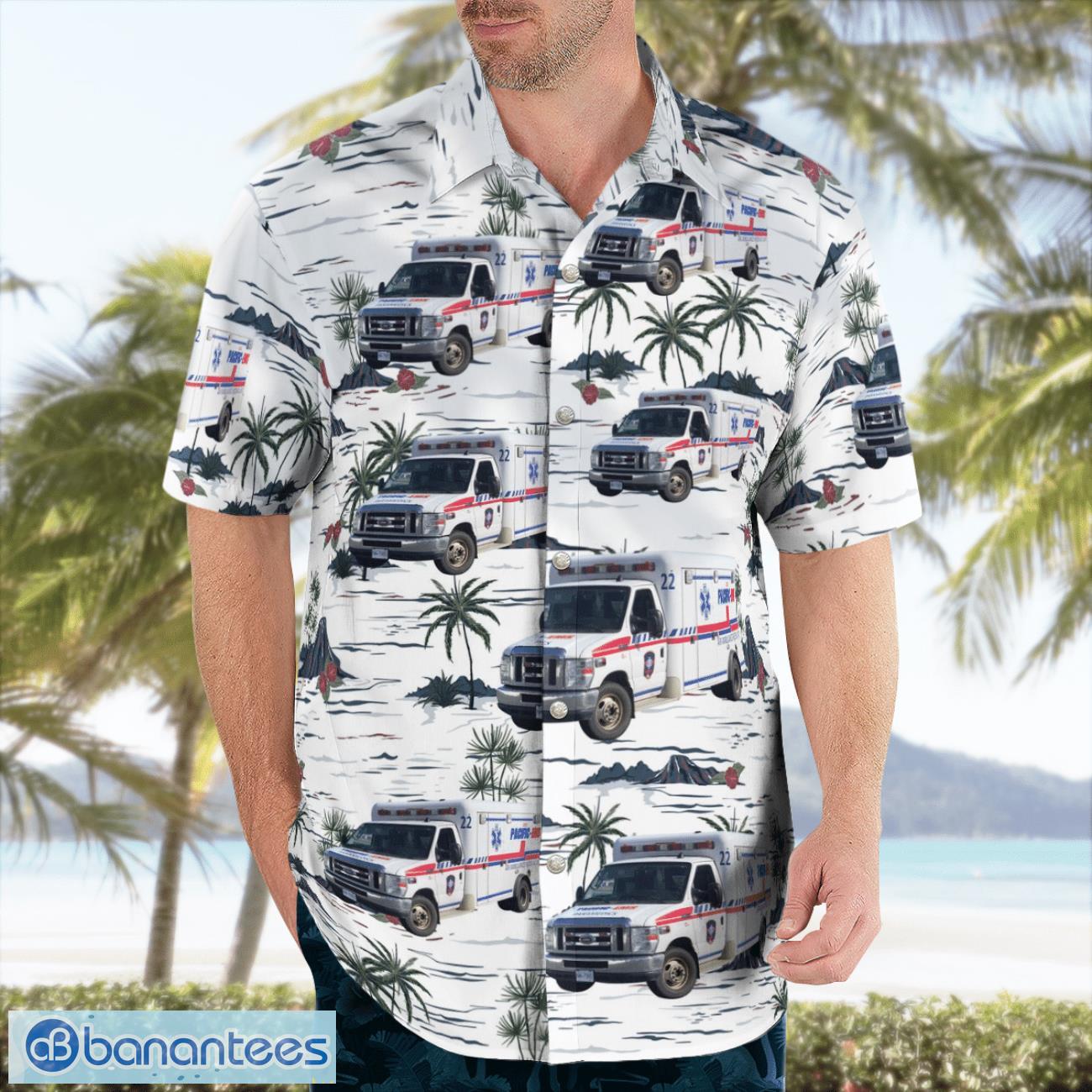 Richmond, British Columbia, Pacific-EMS Hawaiian Shirt Richmond, British Columbia, Pacific-EMS Hawaiian Shirt Product Photo 4
