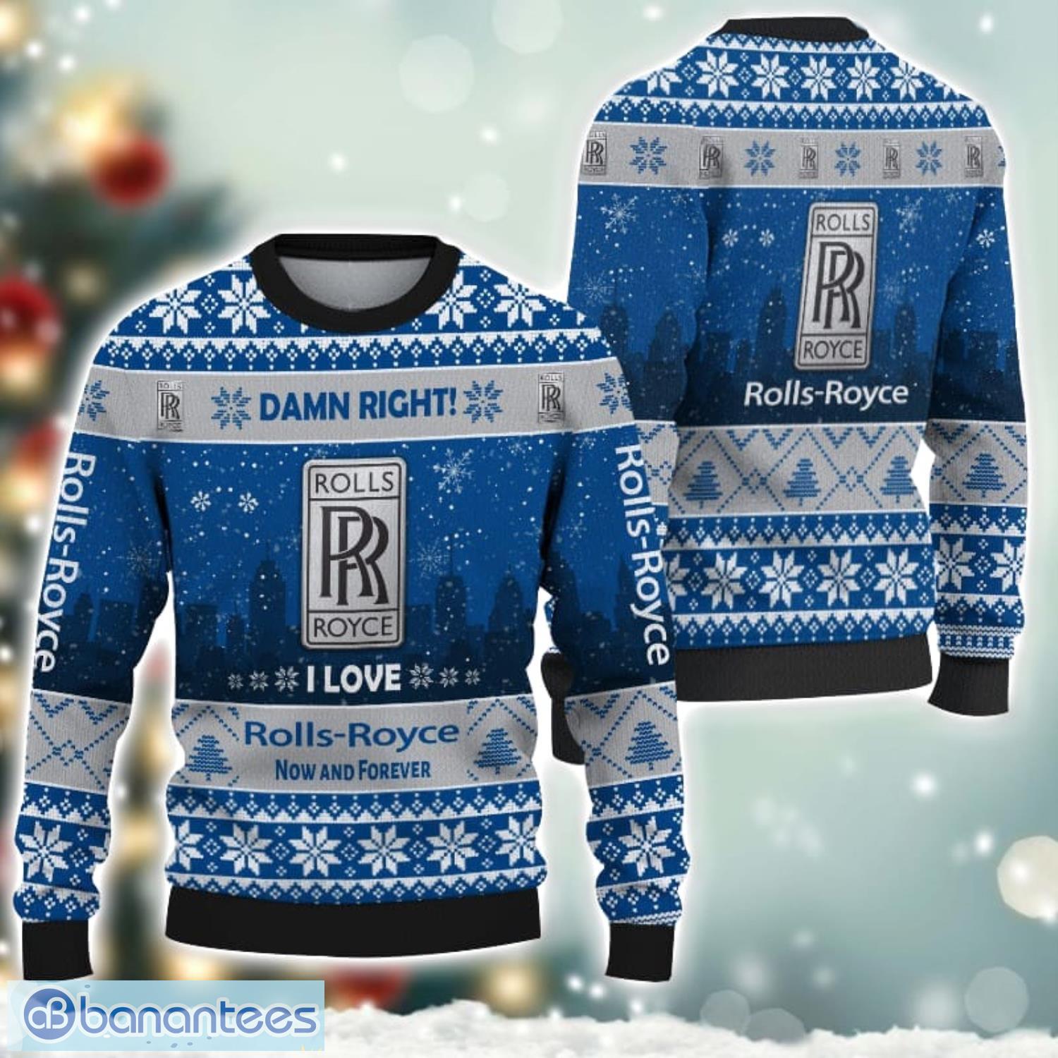 rolls royce damn right i lover rolls royce now and forever 3d ugly christmas sweater christmas gift image Rolls Royce Damn Right I Lover Rolls Royce Now And Forever 3D Ugly Christmas Sweater Christmas Gift Product Photo 1