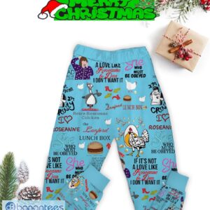 Roseanne Series If It Not A Love Like Roseanne And Dan I Don’t Want It Lanford Lunch Box Fleece Pajamas Set For Christmas - Roseanne Series If It Not A Love Like Roseanne And Dan I Don’t Want It Lanford Lunch Box Fleece Pajamas Set-3