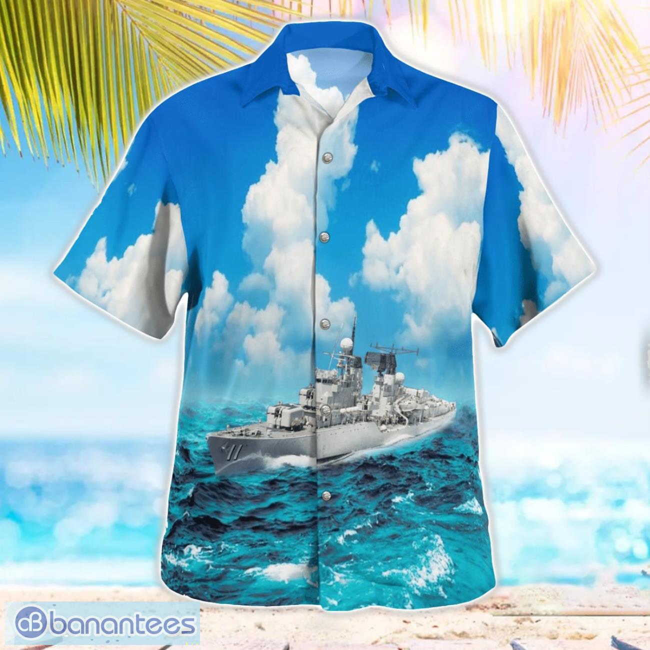 Royal Australian Navy HMAS Vampire (D11) Hawaiian Shirt Royal Australian Navy HMAS Vampire (D11) Hawaiian Shirt Product Photo 3