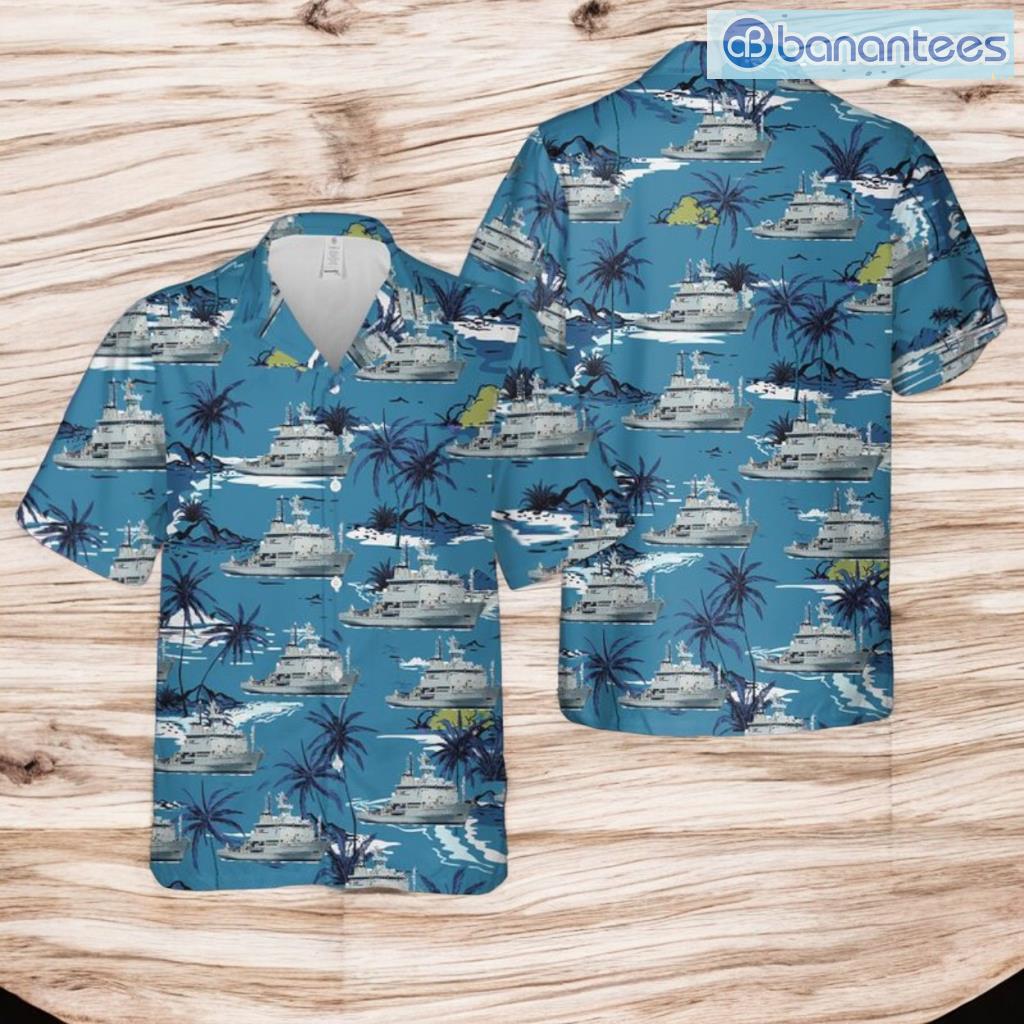royal australian navy leeuwin class hawaiian shirt image Royal Australian Navy Leeuwin Class Hawaiian Shirt Product Photo 1