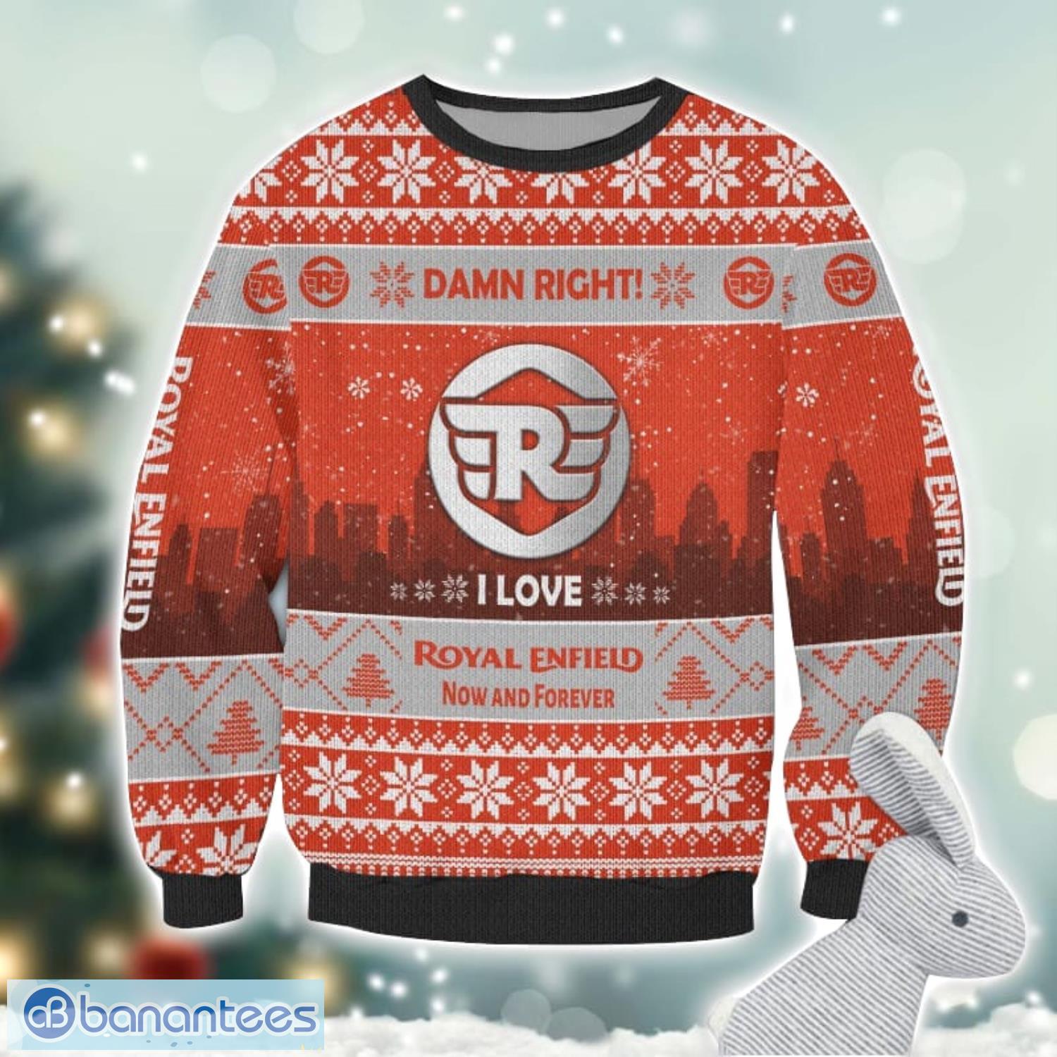 royal enfield damn right i lover royal enfield now and forever 3d ugly christmas sweater christmas gift 1 image Royal Enfield Damn Right I Lover Royal Enfield Now And Forever 3D Ugly Christmas Sweater Christmas Gift Product Photo 2