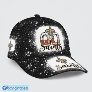 Go New Orleans Saints Bleached 3D Cap Hat All OVer Print For Men Women Fans - Go New Orleans Saints Bleached Print Cap_1