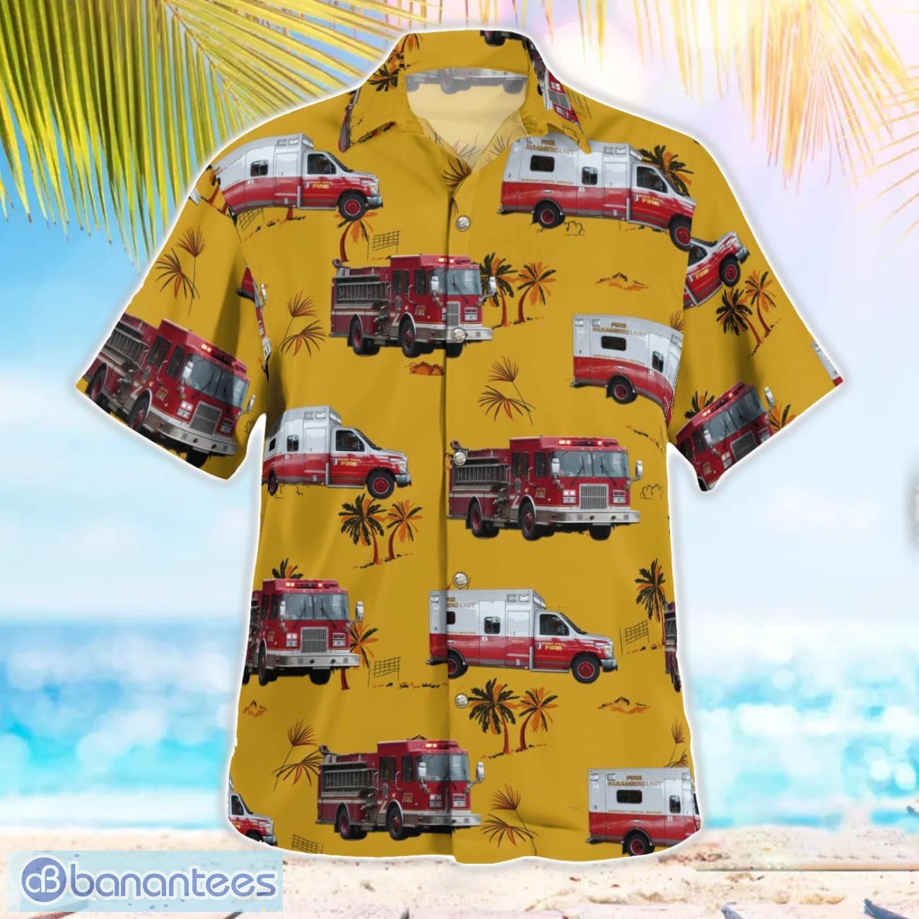 saint paul fire department saint paul minnesota beach shirt for team 2 image Saint Paul Fire Department Saint Paul, Minnesota Beach Shirt For Team Product Photo 3