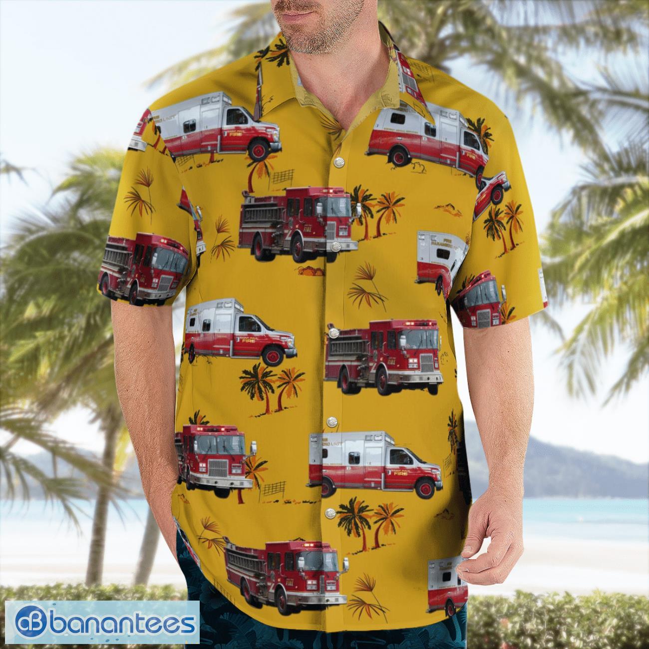 Saint Paul Fire Department Saint Paul, Minnesota Beach Shirt For Team Saint Paul Fire Department Saint Paul, Minnesota Beach Shirt For Team Product Photo 4