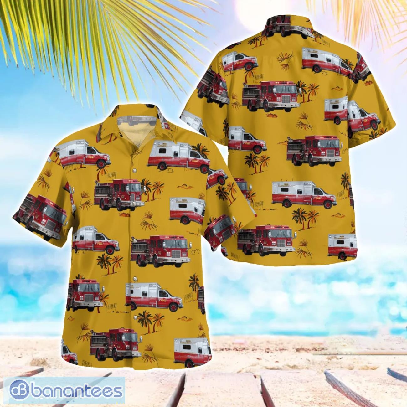saint paul fire department saint paul minnesota beach shirt for team image Saint Paul Fire Department Saint Paul, Minnesota Beach Shirt For Team Product Photo 1