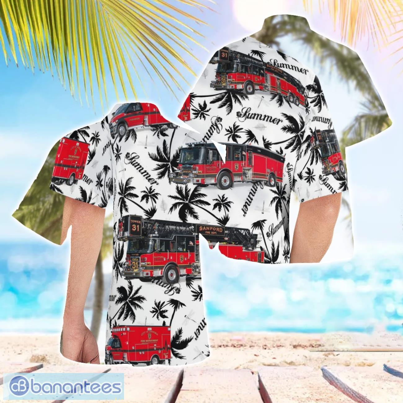 sanford seminole county florida sanford fire department hawaiian shirt beach shirt for men and women image Sanford, Seminole County, Florida, Sanford Fire Department Hawaiian Shirt Beach Shirt For Men And Women Product Photo 1