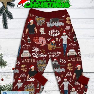 Santa Baby Put Morgan Walker Under The Tree Christmas Fleece Pajamas Set For Women Gift Christmas - Santa Baby Put Morgan Walker Under The Tree Christmas Fleece Pajamas Set-2