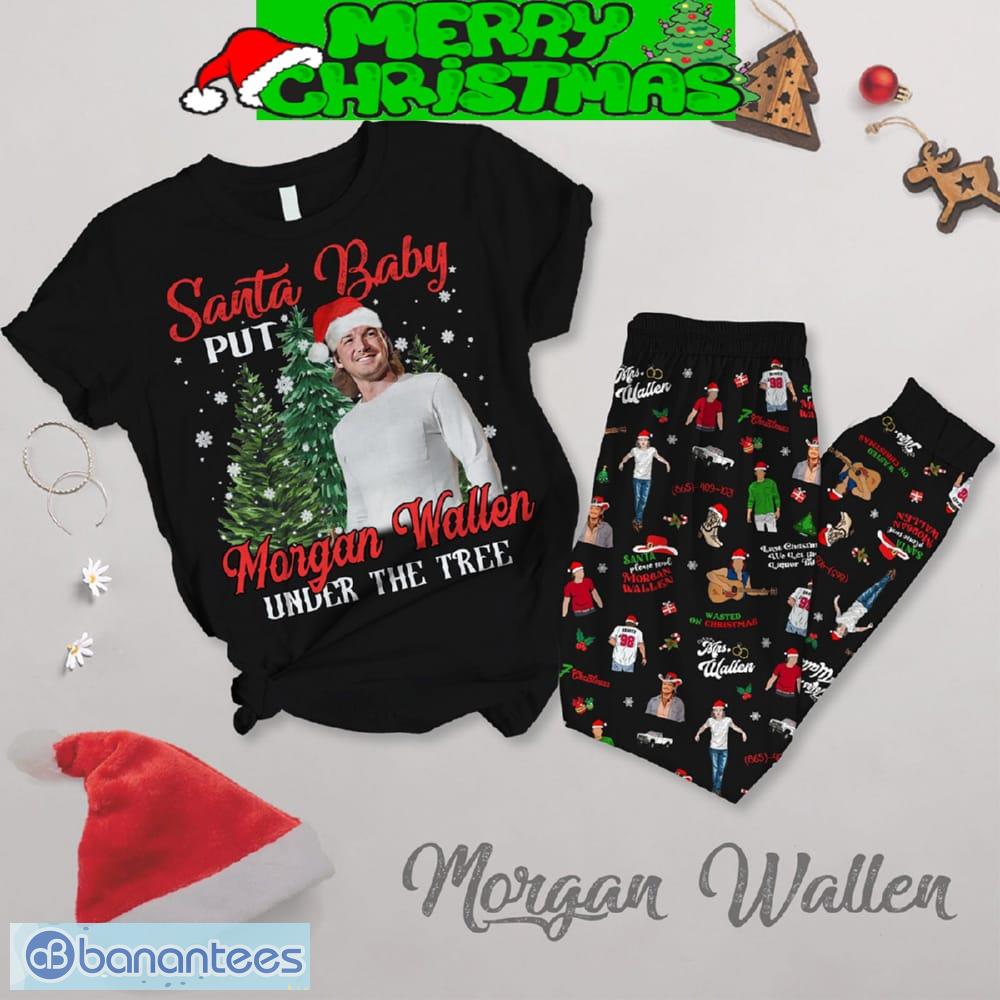 santa baby put morgan wallen under the tree wasted on christmas fleece pajamas set all over print christmas gift image Santa Baby Put Morgan Wallen Under The Tree Wasted On Christmas Fleece Pajamas Set All Over Print Christmas Gift - Santa Baby Put Morgan Wallen Under The Tree Wasted On Christmas Fleece Pajamas Set-1